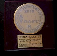 Ehrenplakette 2019 des Distrikts K